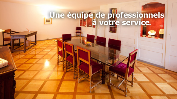 Une équipe de professionnelle à votre service - Salle de conférence du Château de Vaumarcus (Neuchâtel) - Business Development Center